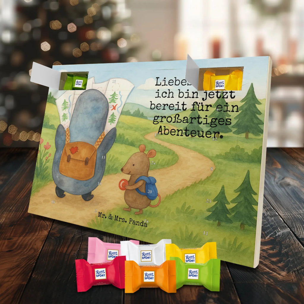 Chocolate advent calendar Penguin & Mouse Hiker Design North Pole, Penguins, adventurer, hiking, adventure, penguins, road trip, excursion