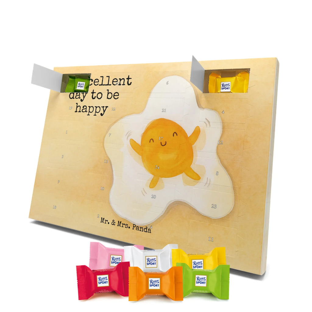 Chocolate advent calendar Fried egg egg Design card, gift ideas, gifts, small animals, cute, cute animal motives, hand drawn, funny sayings, good mood, special gifts, animal lover, Egg, day, fried egg, nice