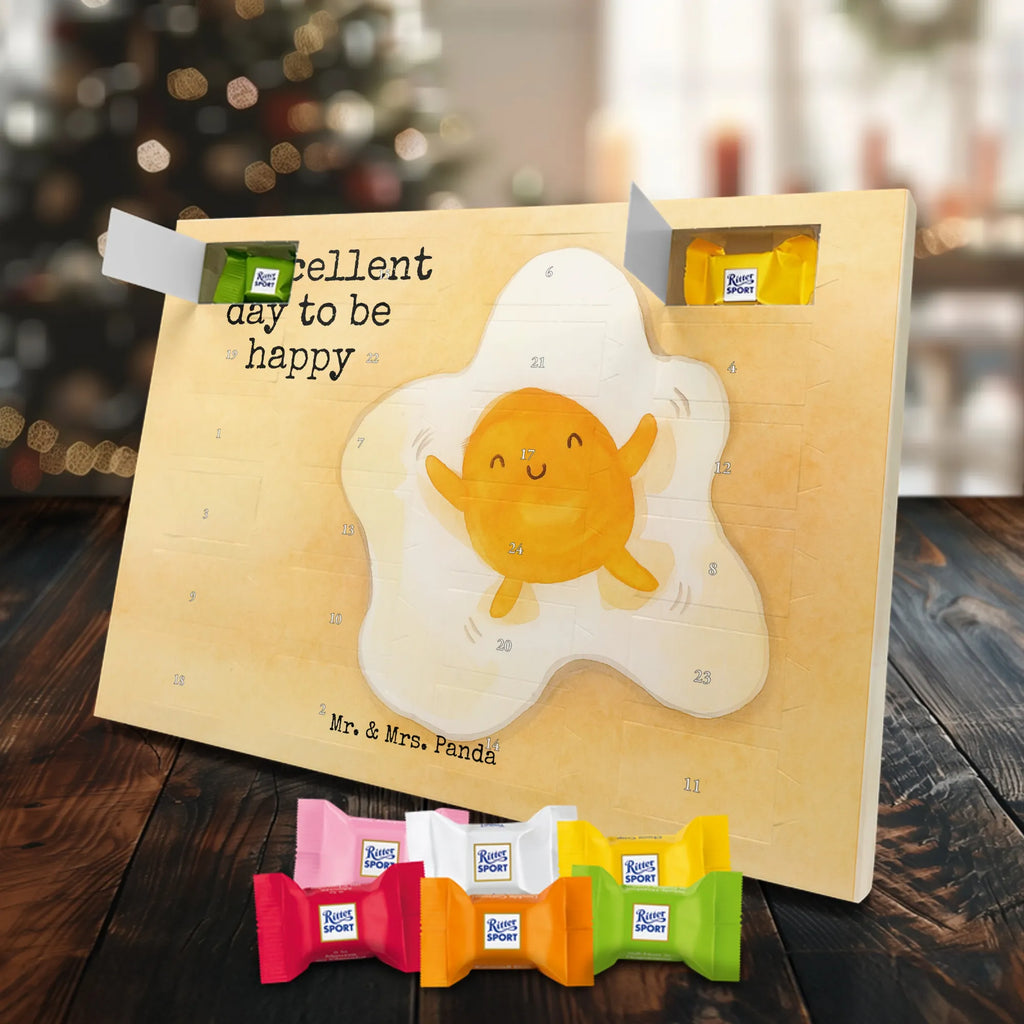 Chocolate advent calendar Fried egg egg Design card, gift ideas, gifts, small animals, cute, cute animal motives, hand drawn, funny sayings, good mood, special gifts, animal lover, Egg, day, fried egg, nice