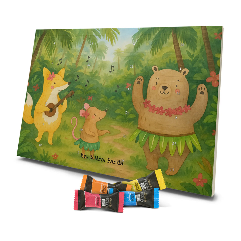 Chocolate advent calendar forest animals Aloha Design card, gift ideas, gifts, small animals, cute, cute animal motives, hand drawn, funny sayings, good mood, special gifts, animal lover, rabbit, dancing, forest animals, music, laughter, forest