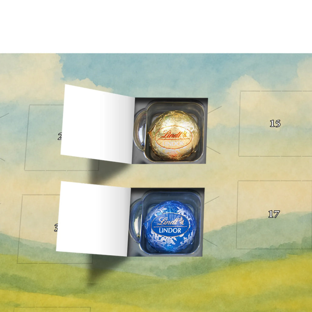 Chocolate advent calendar Penguin Flower Design North Pole, Penguins, penguins, goals in life, gift idea, love of life, lovesickness, wishes, universe, wreath of flowers, goals