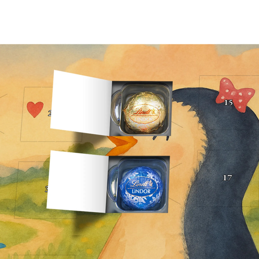 Chocolate advent calendar Penguin pair Design North Pole, Penguins, wedding gift, great love, wedding day, penguins, wedding, love gift, anniversary, lovers, proof of love, dream couple