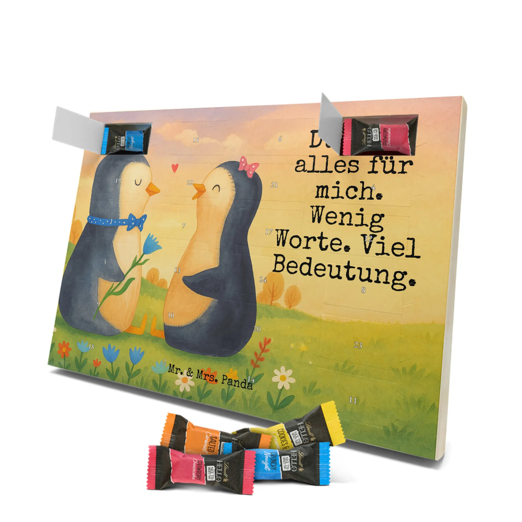 Chocolate advent calendar Penguin pair Design North Pole, Penguins, wedding gift, great love, wedding day, penguins, wedding, love gift, anniversary, lovers, proof of love, dream couple