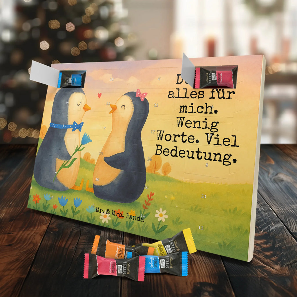 Chocolate advent calendar Penguin pair Design North Pole, Penguins, wedding gift, great love, wedding day, penguins, wedding, love gift, anniversary, lovers, proof of love, dream couple