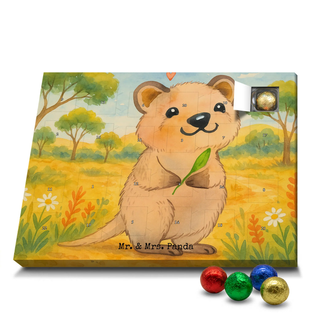 Chocolate advent calendar Quokka Happy Design card, gift ideas, gifts, small animals, cute, cute animal motives, hand drawn, funny sayings, good mood, special gifts, animal lover