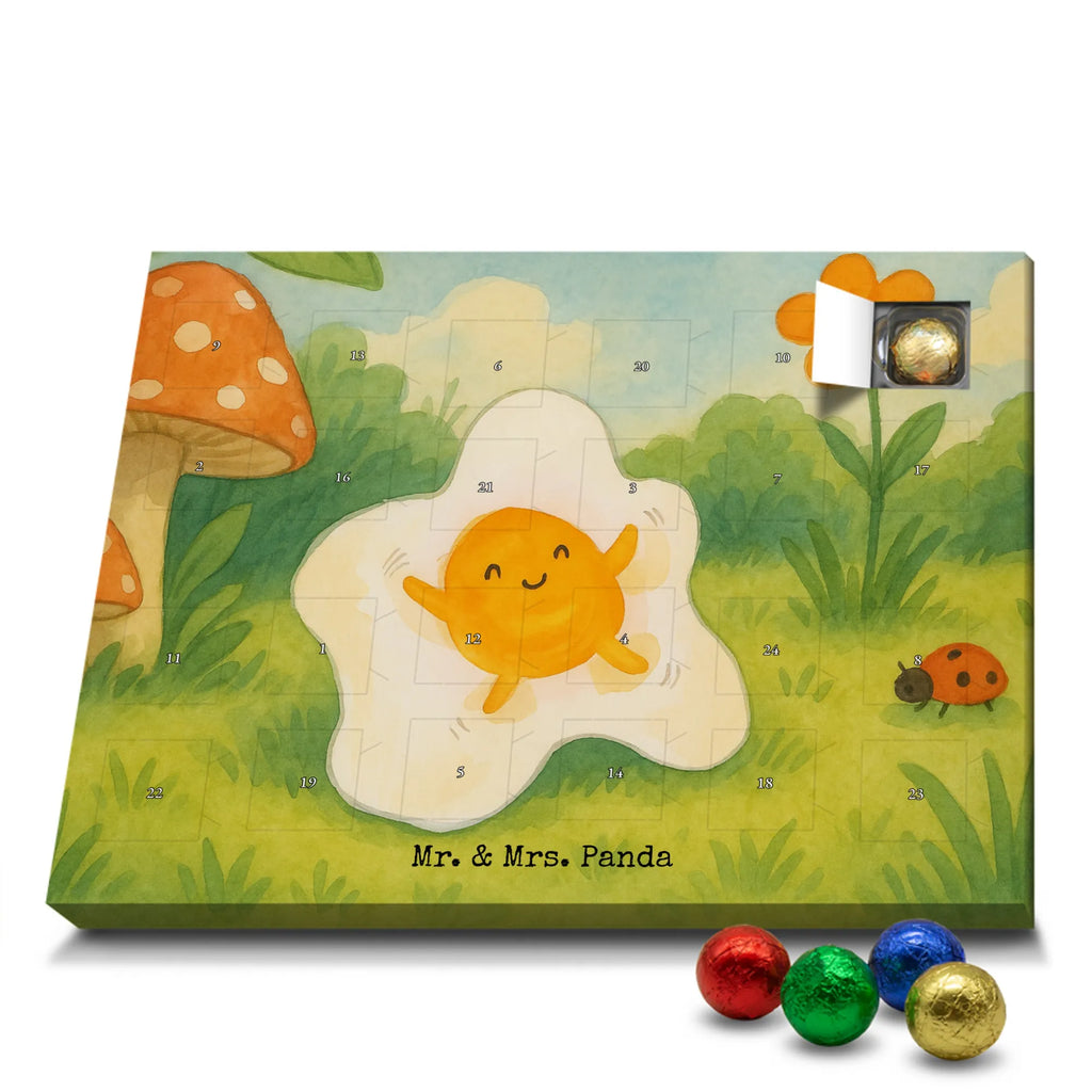 Chocolate advent calendar Fried egg egg Design card, gift ideas, gifts, small animals, cute, cute animal motives, hand drawn, funny sayings, good mood, special gifts, animal lover, Egg, day, fried egg, nice