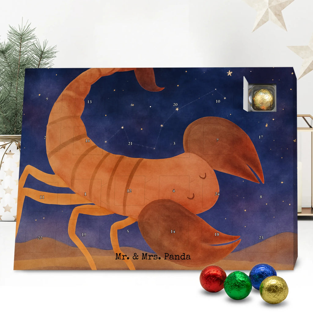 Chocolate advent calendar Star sign Scorpio Design constellations, birthdays, astrology, date of birth, month of birth, scorpions, birthday october, gift november, gift october, scorpion gift, scorpion star sign, birthday november