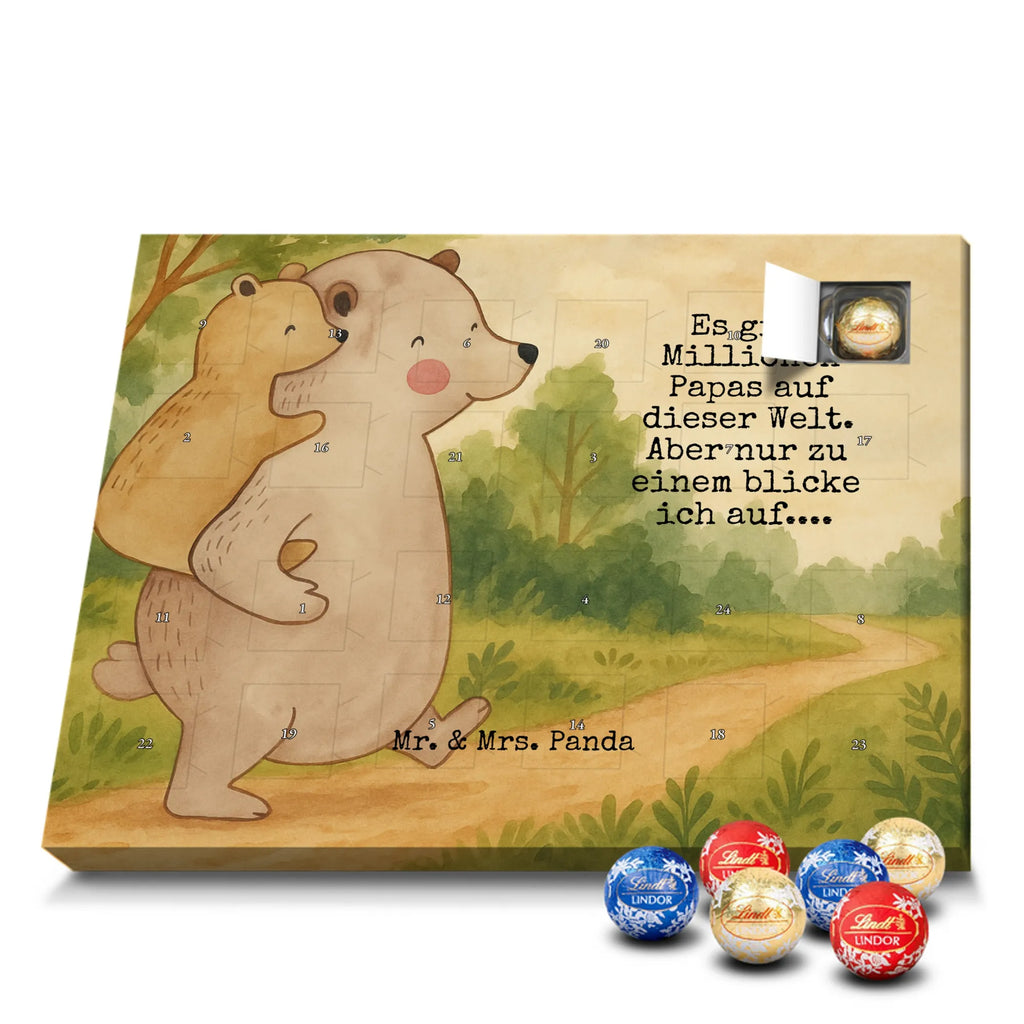 Chocolate advent calendar Papa Bear Design Father's Day, Mother's Day, birthday, father's day, present, uncle