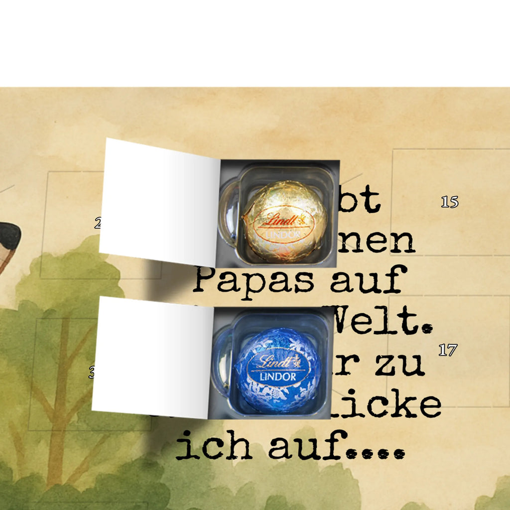 Chocolate advent calendar Papa Bear Design Father's Day, Mother's Day, birthday, father's day, present, uncle