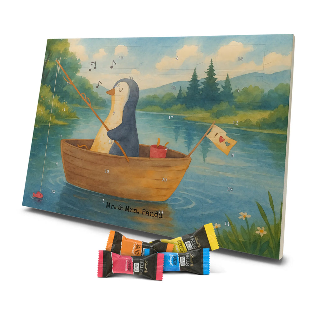 Chocolate advent calendar Penguin fishing boat Design North Pole, Penguins, boat, divorce, fishing boat, gift idea heartache, penguins, new beginning, enjoy, fishing, love of life, new start, separation