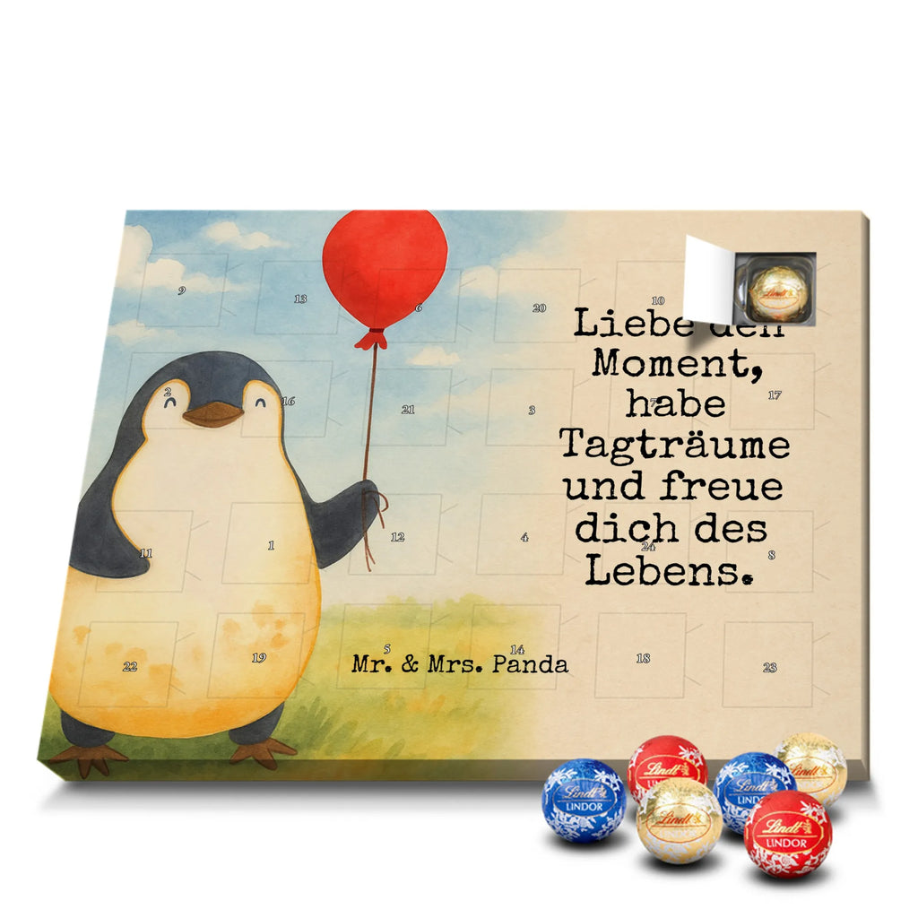 Chocolate advent calendar Penguin balloon Design North Pole, Penguins, gift idea, new life, new start, love of life, balloon, gift girlfriend, best friend, penguins