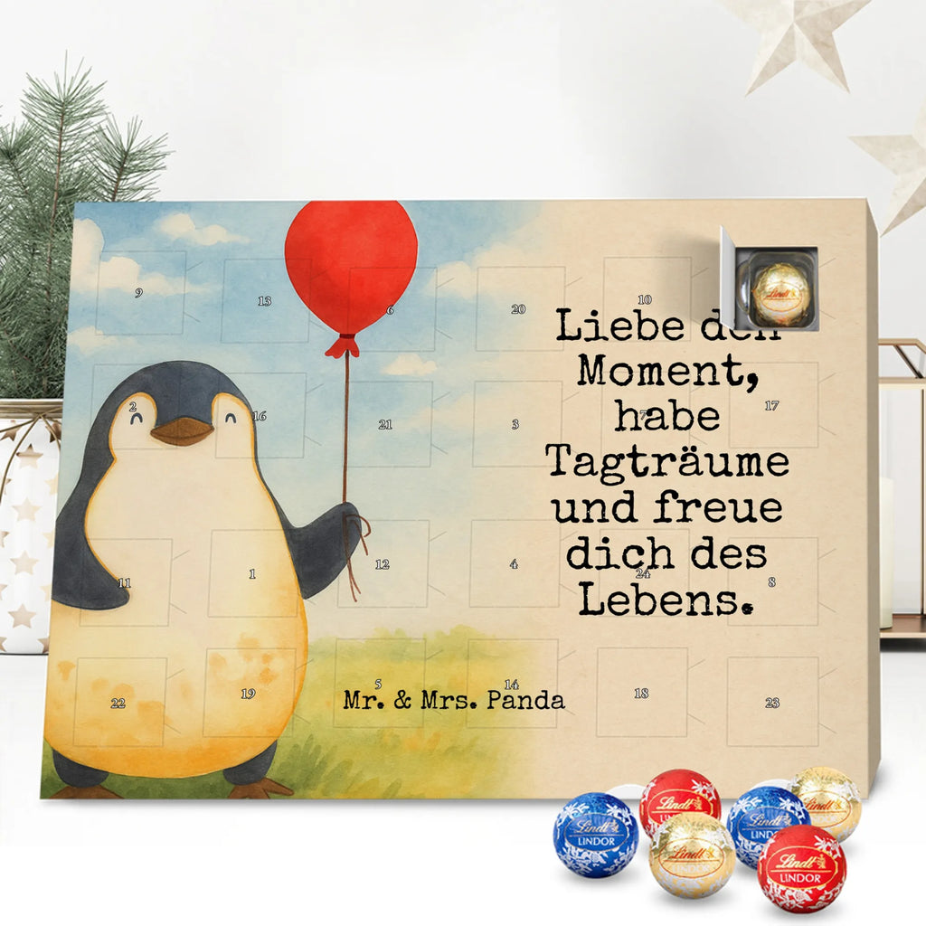 Chocolate advent calendar Penguin balloon Design North Pole, Penguins, gift idea, new life, new start, love of life, balloon, gift girlfriend, best friend, penguins