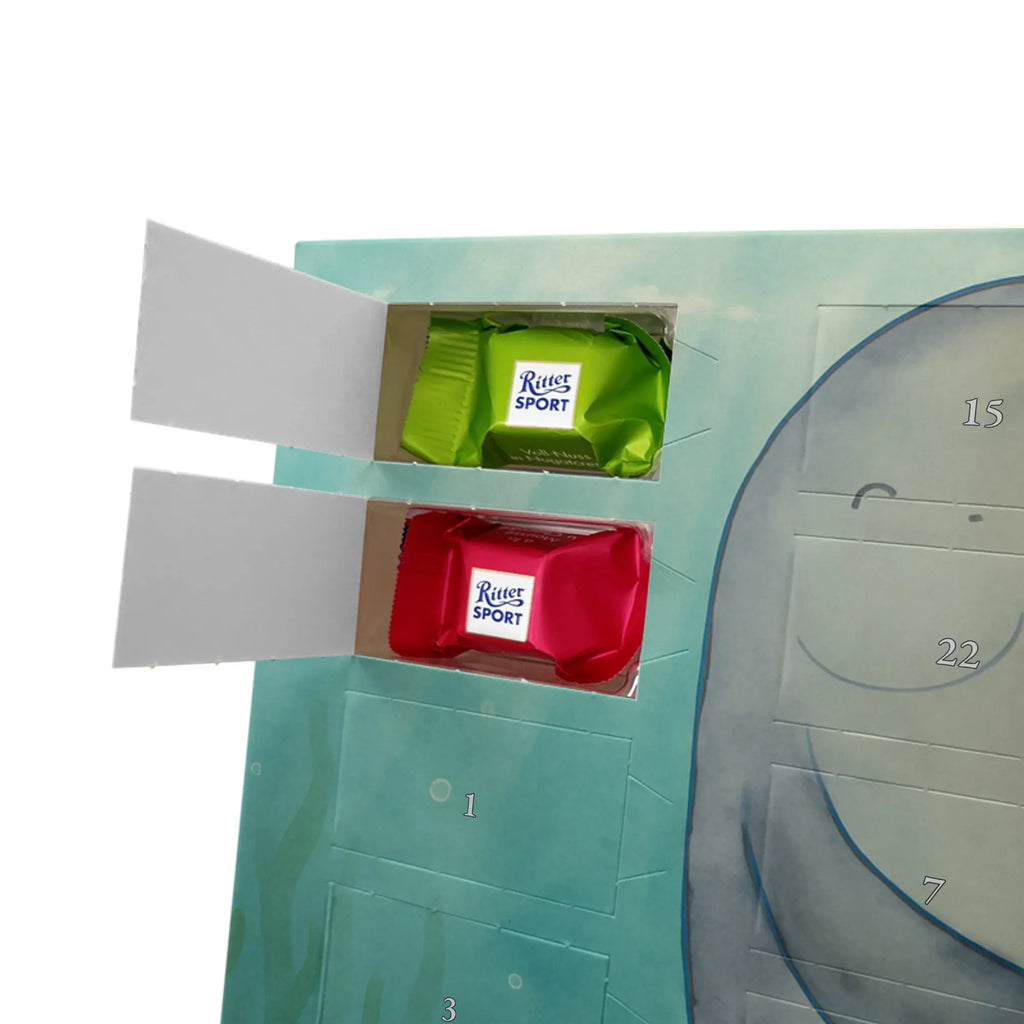 Chocolate advent calendar manatee happy Design gift ideas, vacation, Seafood, aquatic animals, ocean, shells, corals, reef, whale, narwhal, sea urchin, lobster, platypus, manatee, crocodile, shrimp, gifts for seafood lovers, water world, underwater animals, underwater world, deep sea, seafood fans, seafood decoration, seafood posters, New start, Lovesickness, Manatees, Manatee, Self-love, Respect, New beginning, Satisfaction, Girlfriend, Carefulness