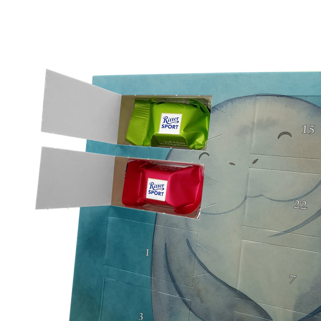 Chocolate advent calendar manatee happy Design gift ideas, vacation, Seafood, aquatic animals, ocean, shells, corals, reef, whale, narwhal, sea urchin, lobster, platypus, manatee, crocodile, shrimp, gifts for seafood lovers, water world, underwater animals, underwater world, deep sea, seafood fans, seafood decoration, seafood posters, New start, Lovesickness, Manatees, Manatee, Self-love, Respect, New beginning, Satisfaction, Girlfriend, Carefulness