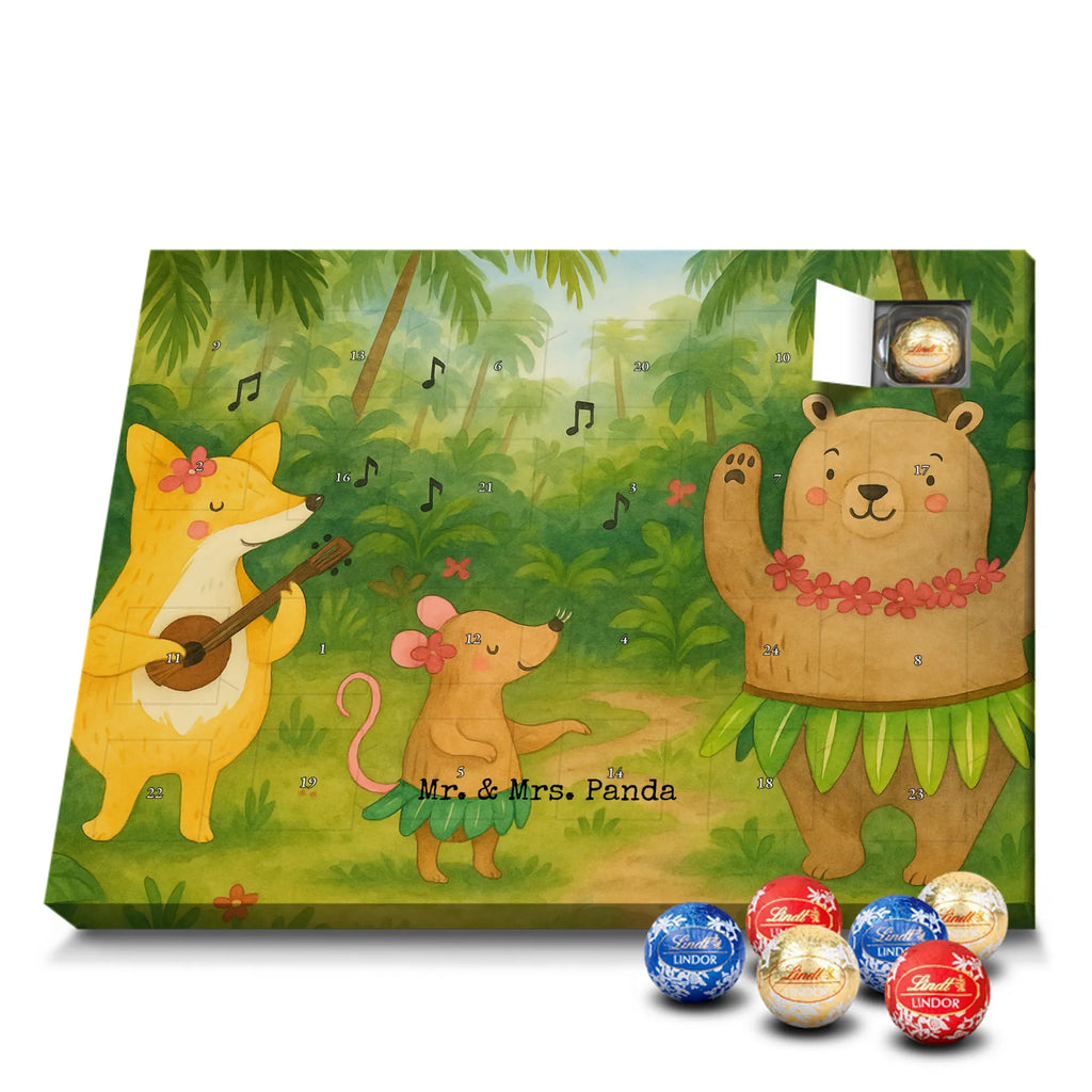 Chocolate advent calendar forest animals Aloha Design card, gift ideas, gifts, small animals, cute, cute animal motives, hand drawn, funny sayings, good mood, special gifts, animal lover, rabbit, dancing, forest animals, music, laughter, forest