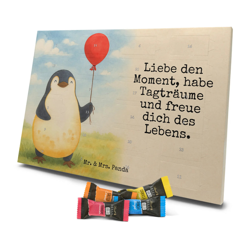 Chocolate advent calendar Penguin balloon Design North Pole, Penguins, gift idea, new life, new start, love of life, balloon, gift girlfriend, best friend, penguins