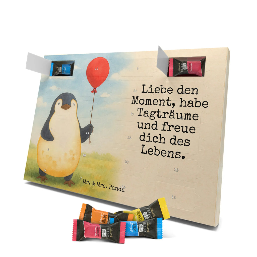 Chocolate advent calendar Penguin balloon Design North Pole, Penguins, gift idea, new life, new start, love of life, balloon, gift girlfriend, best friend, penguins