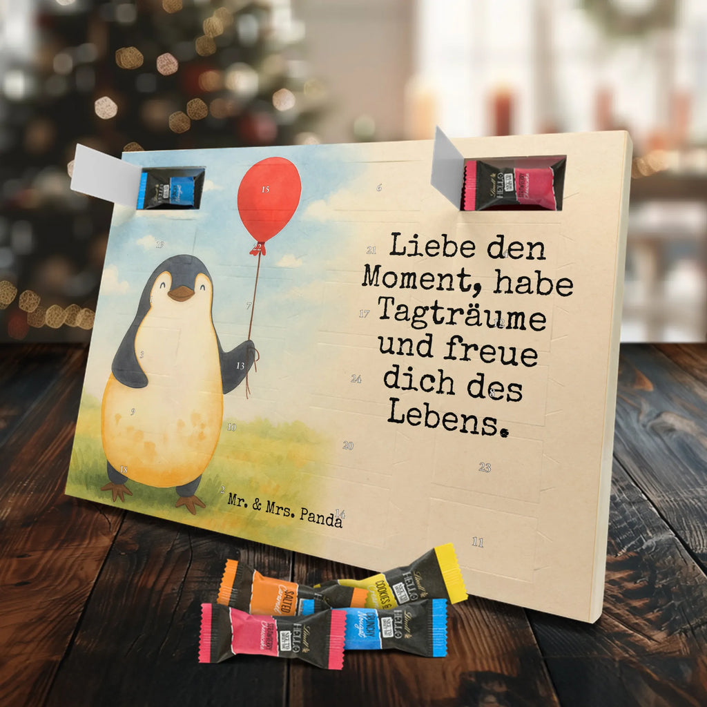 Chocolate advent calendar Penguin balloon Design North Pole, Penguins, gift idea, new life, new start, love of life, balloon, gift girlfriend, best friend, penguins