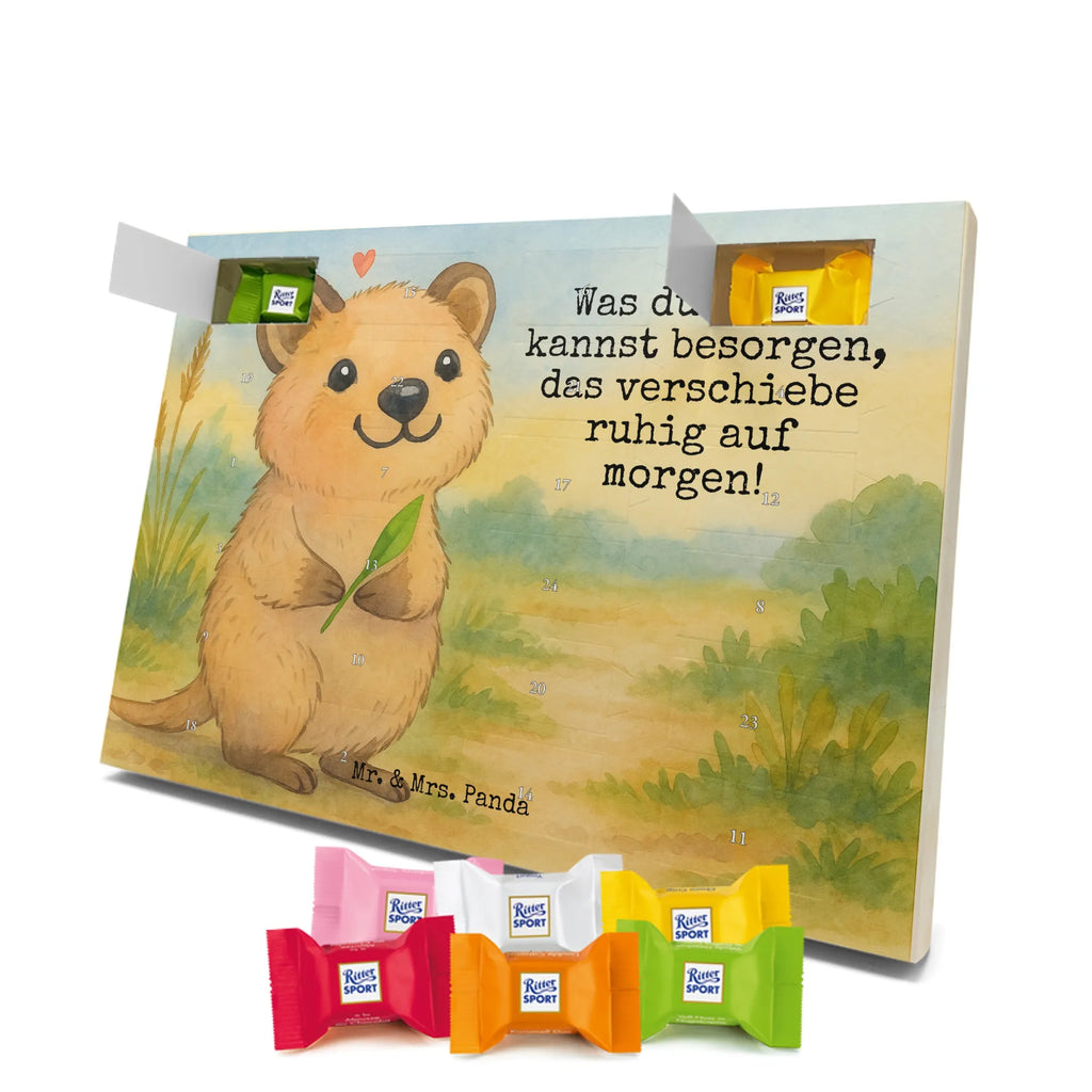 Chocolate advent calendar Quokka Happy Design card, gift ideas, gifts, small animals, cute, cute animal motives, hand drawn, funny sayings, good mood, special gifts, animal lover