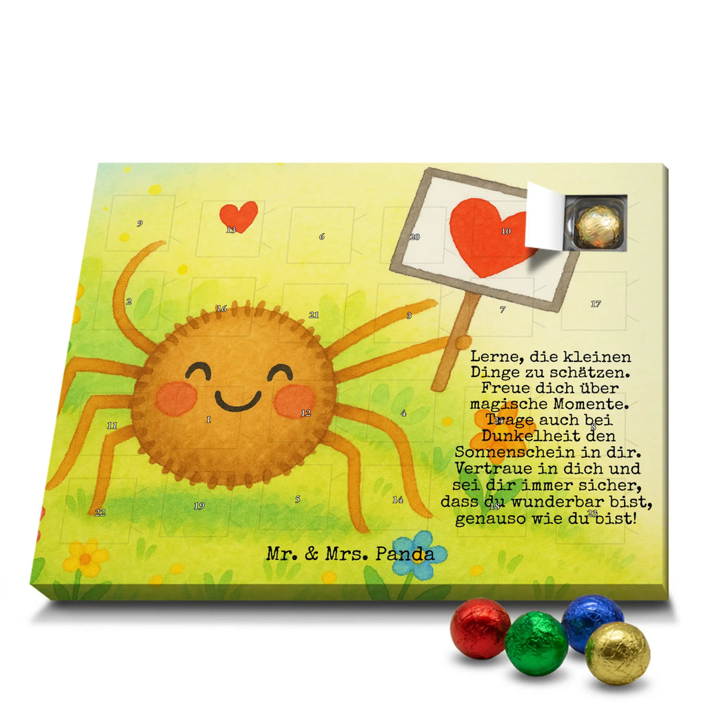 Chocolate advent calendar Spider Agatha Motivation Design Spider Agathe, Spider