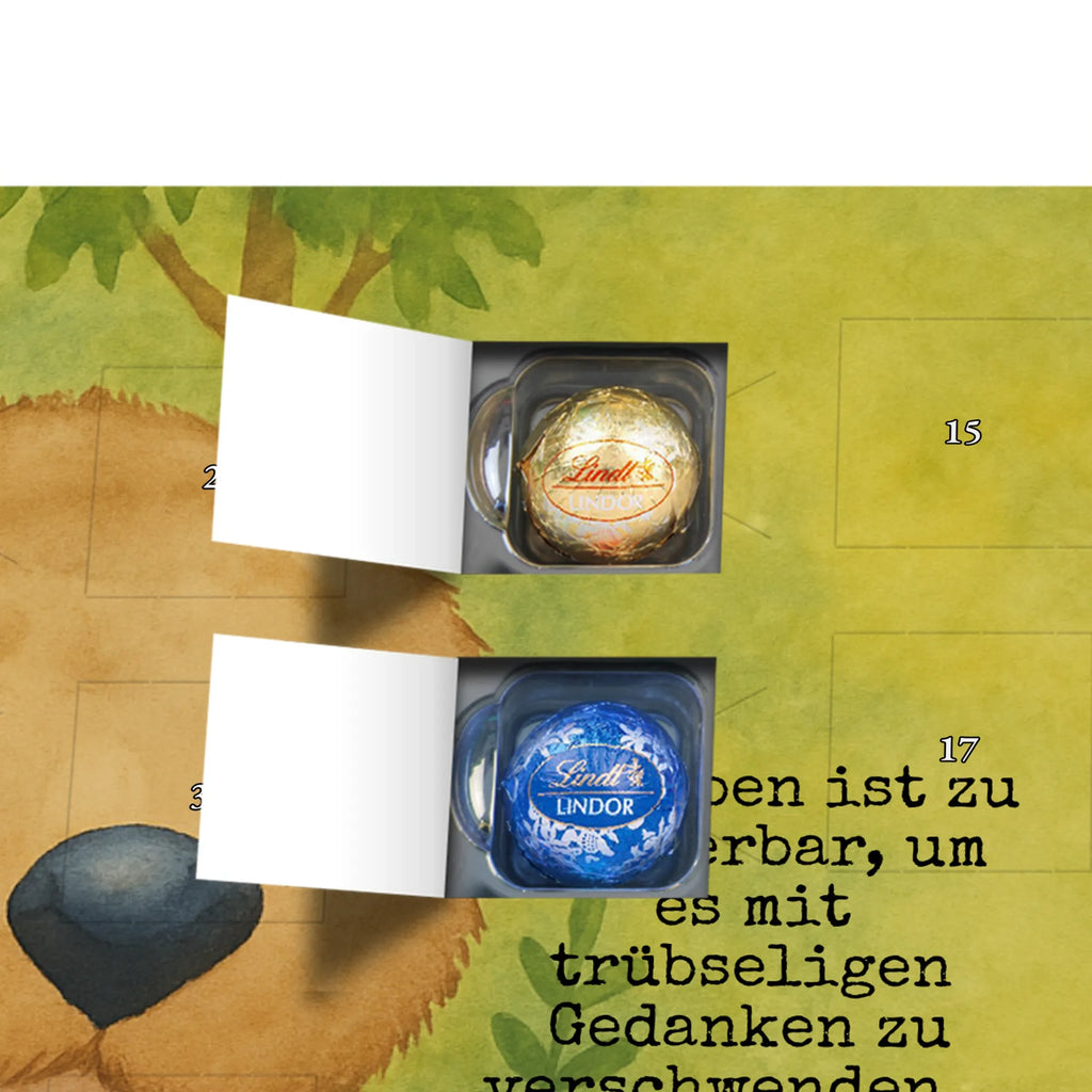 Chocolate advent calendar Wombat Design card, gift ideas, gifts, small animals, cute, cute animal motives, hand drawn, funny sayings, good mood, special gifts, animal lover, saying, life is beautiful, Australia