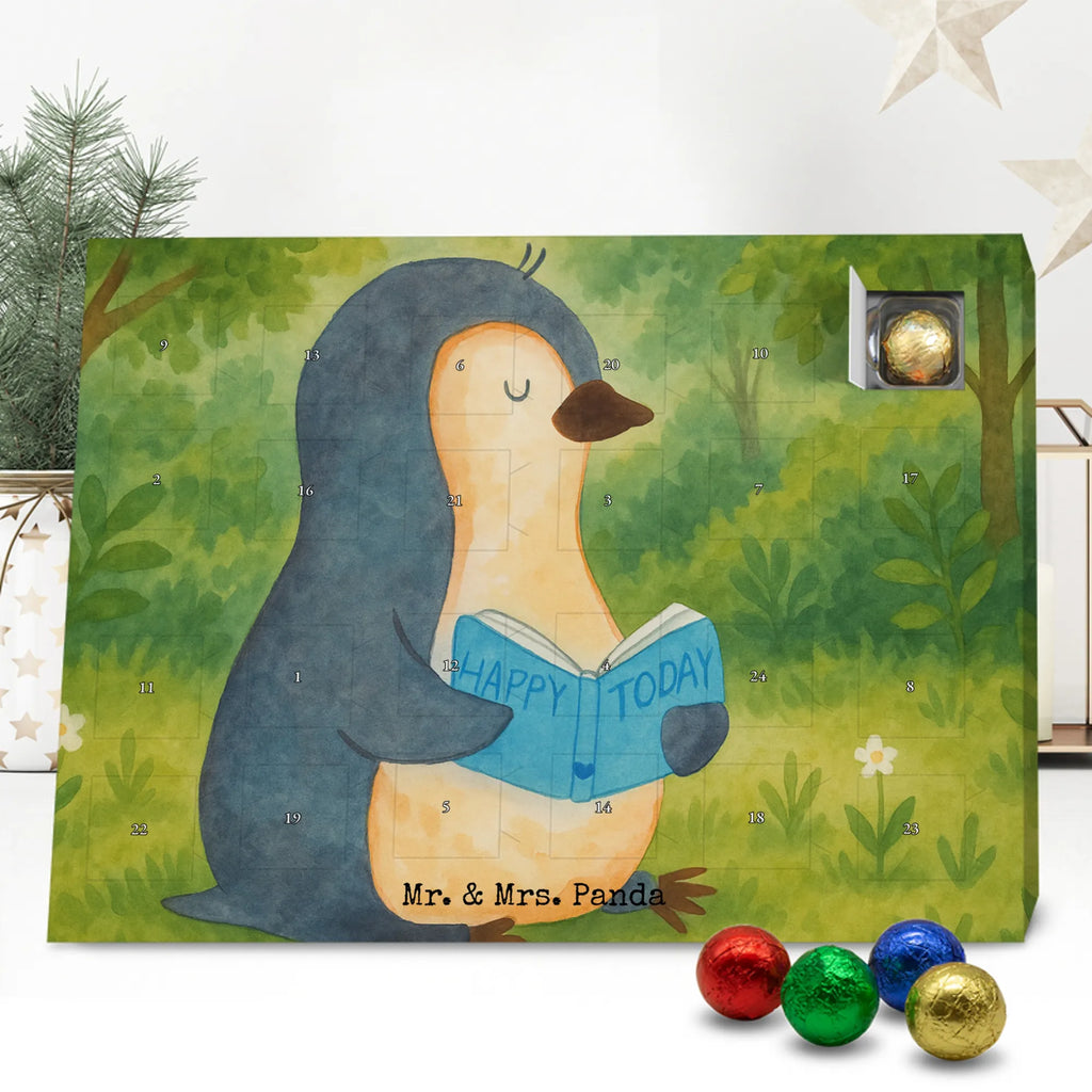 Chocolate advent calendar Penguin A book Design North Pole, Penguins, doing nothing, leisure, penguins, bookworm, reading, book, lazing around, holidays, vacation