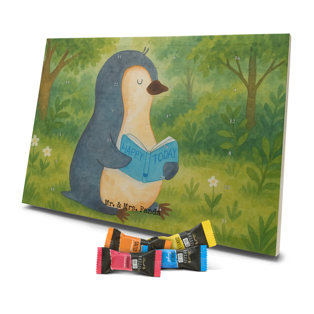 Chocolate advent calendar Penguin A book Design North Pole, Penguins, doing nothing, leisure, penguins, bookworm, reading, book, lazing around, holidays, vacation