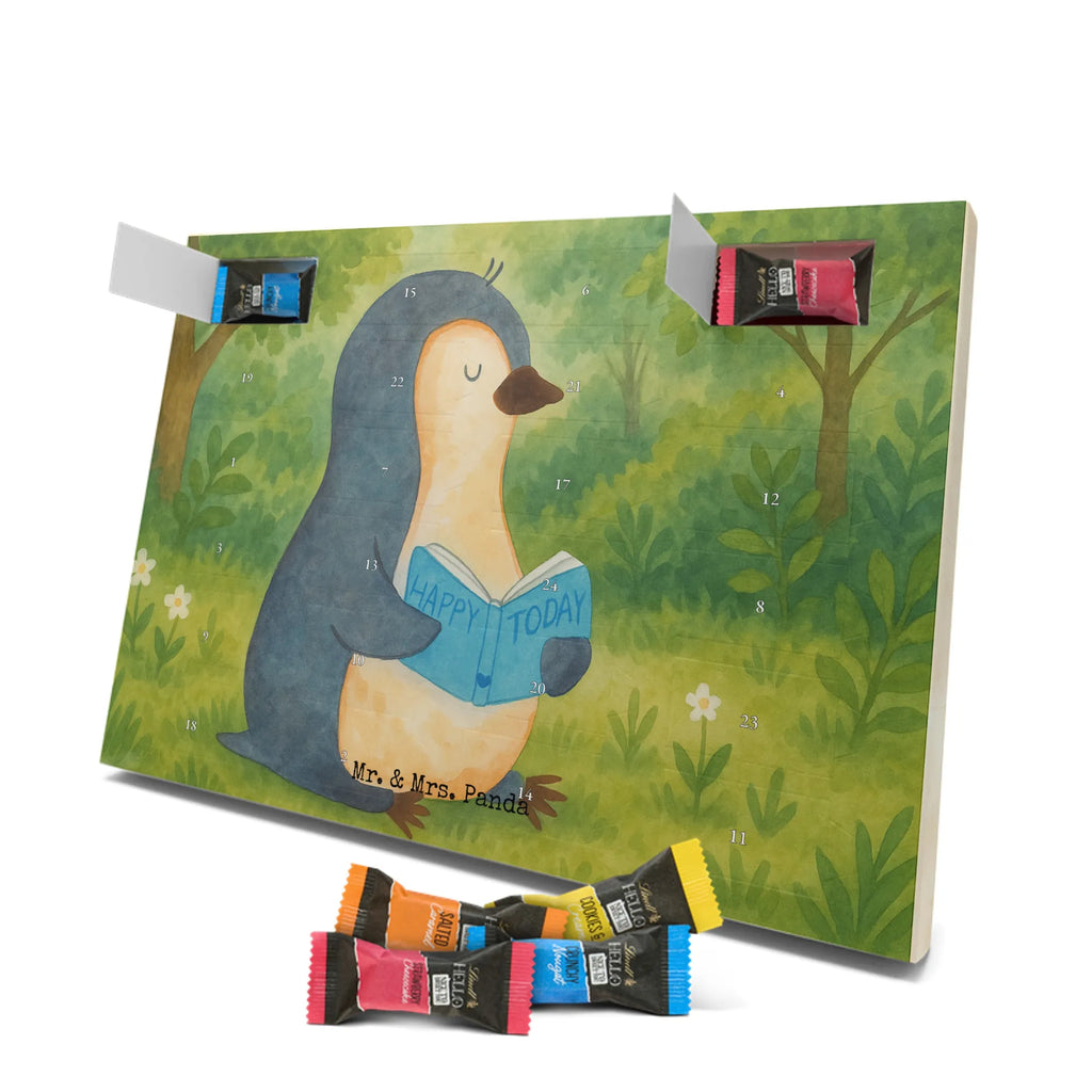 Chocolate advent calendar Penguin A book Design North Pole, Penguins, doing nothing, leisure, penguins, bookworm, reading, book, lazing around, holidays, vacation