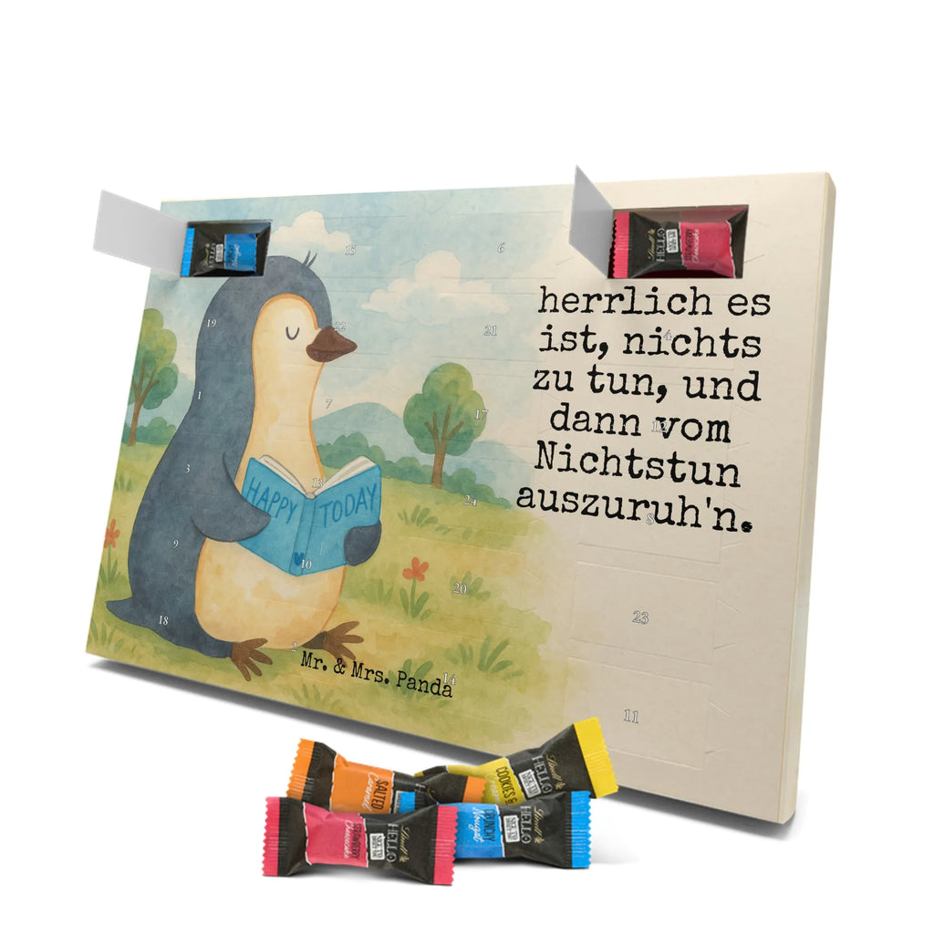 Chocolate advent calendar Penguin A book Design North Pole, Penguins, doing nothing, leisure, penguins, bookworm, reading, book, lazing around, holidays, vacation