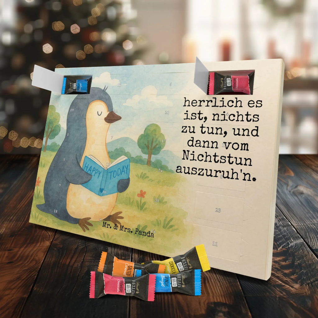 Chocolate advent calendar Penguin A book Design North Pole, Penguins, doing nothing, leisure, penguins, bookworm, reading, book, lazing around, holidays, vacation