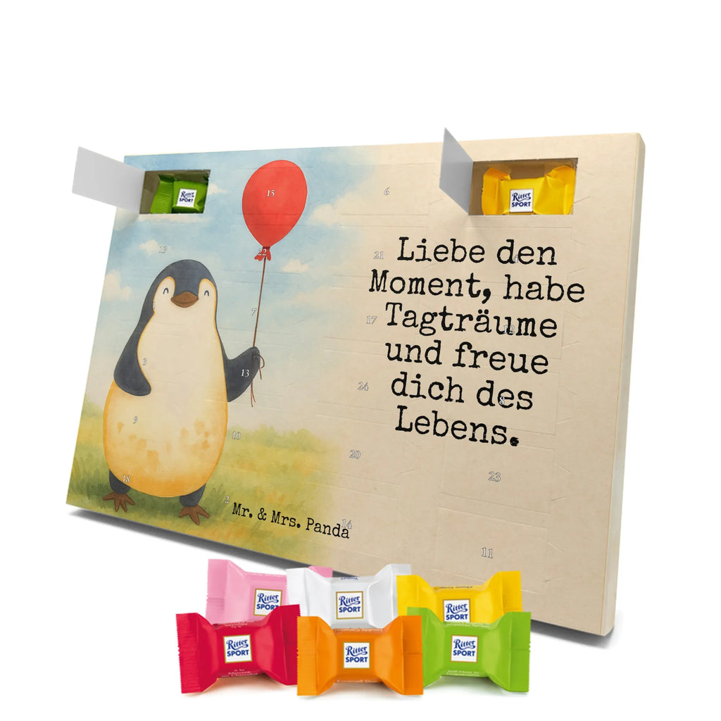 Chocolate advent calendar Penguin balloon Design North Pole, Penguins, gift idea, new life, new start, love of life, balloon, gift girlfriend, best friend, penguins