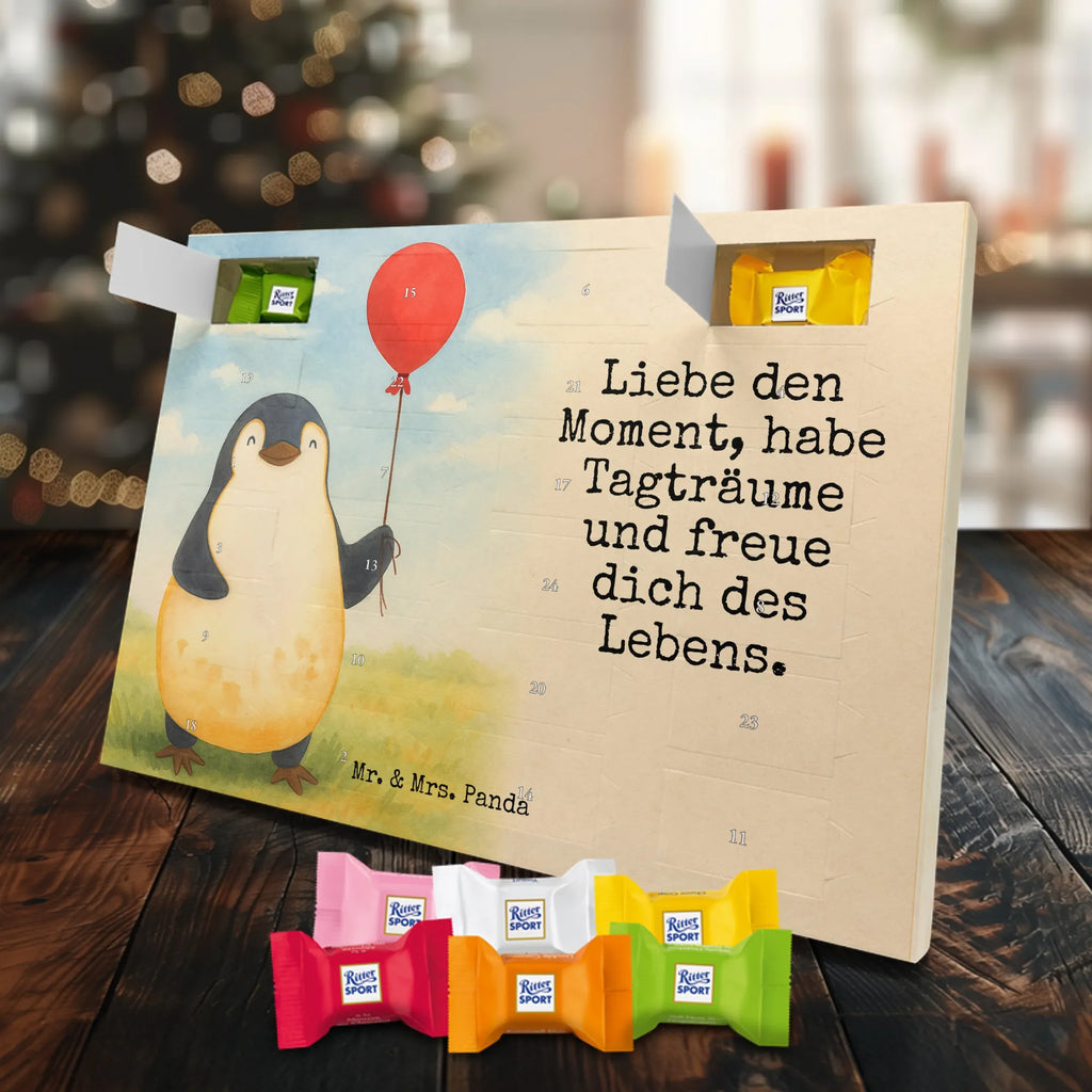 Chocolate advent calendar Penguin balloon Design North Pole, Penguins, gift idea, new life, new start, love of life, balloon, gift girlfriend, best friend, penguins