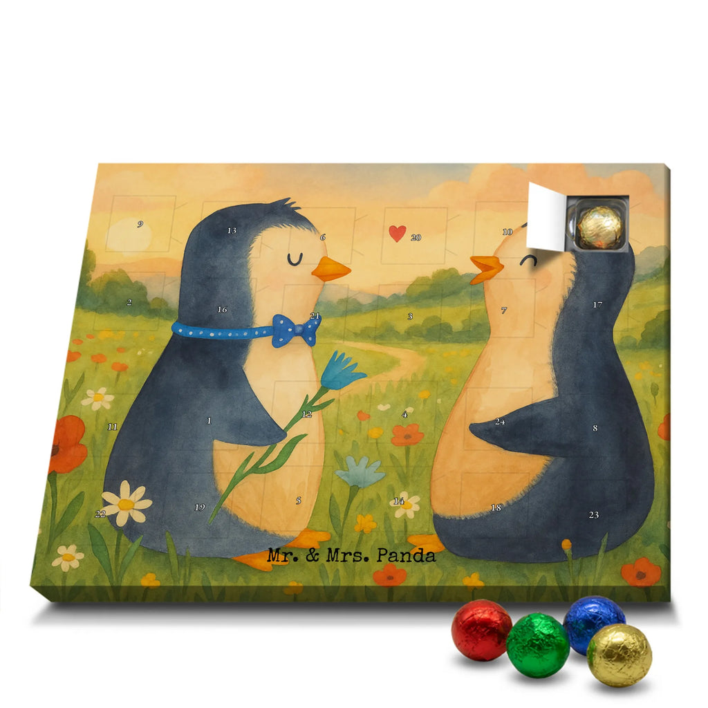 Chocolate advent calendar Penguin pair Design North Pole, Penguins, wedding gift, great love, wedding day, penguins, wedding, love gift, anniversary, lovers, proof of love, dream couple