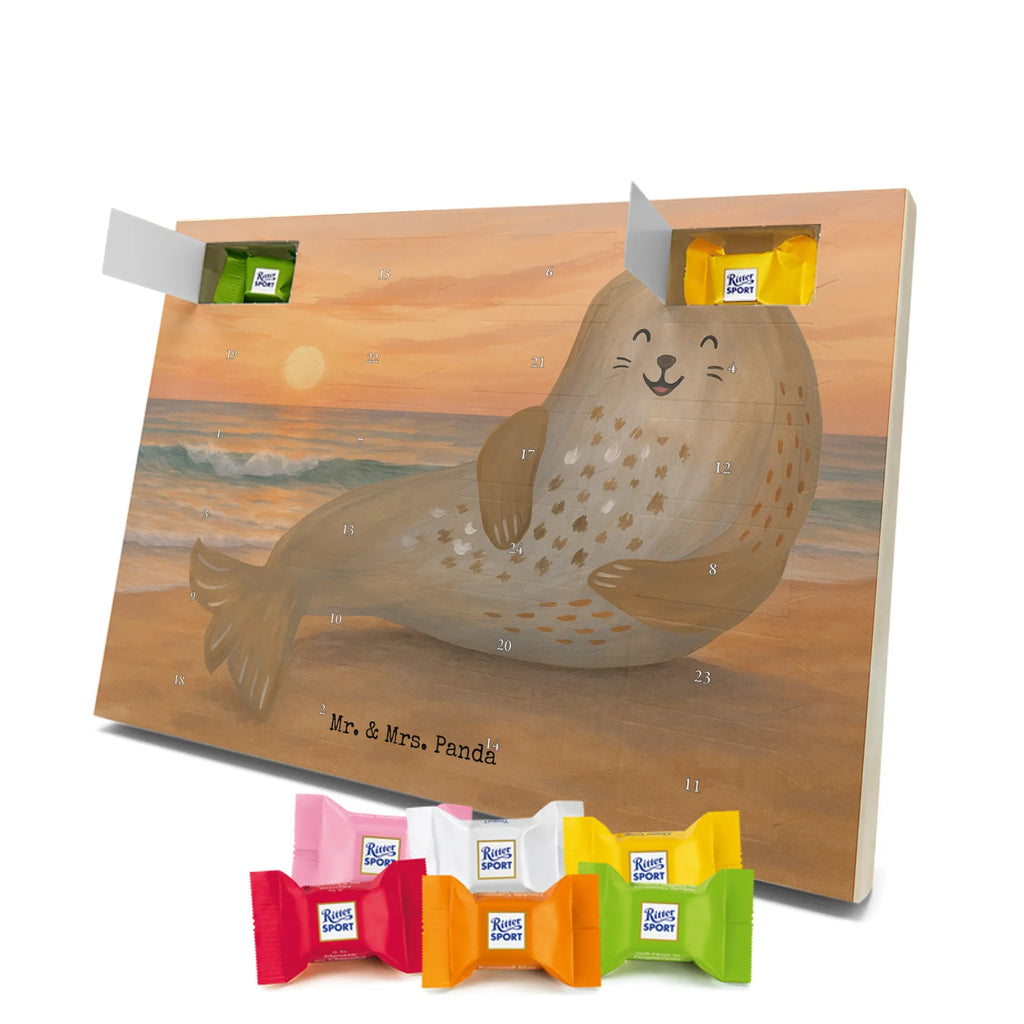 Chocolate advent calendar seal Laugh Design gift ideas, gifts, card, animal lover, special gifts, good mood, funny sayings, hand drawn, cute animal motives, cute, small animals, Baltic Sea, Seal, North Sea, Sea animal, Seals