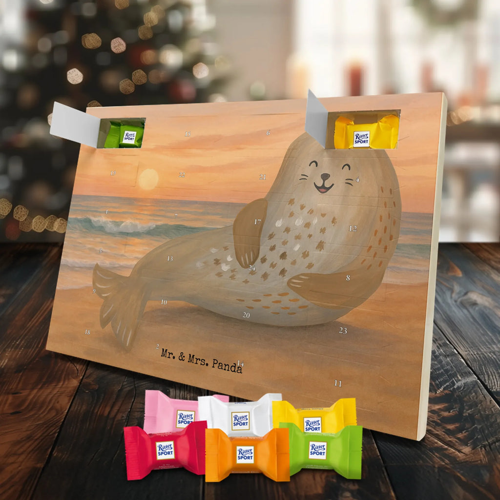 Chocolate advent calendar seal Laugh Design gift ideas, gifts, card, animal lover, special gifts, good mood, funny sayings, hand drawn, cute animal motives, cute, small animals, Baltic Sea, Seal, North Sea, Sea animal, Seals