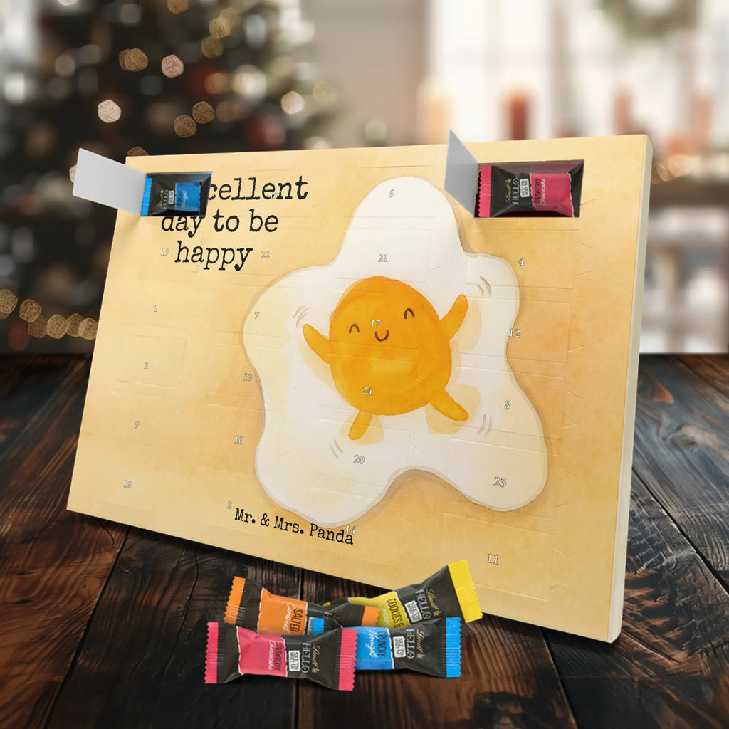 Chocolate advent calendar Fried egg egg Design card, gift ideas, gifts, small animals, cute, cute animal motives, hand drawn, funny sayings, good mood, special gifts, animal lover, Egg, day, fried egg, nice