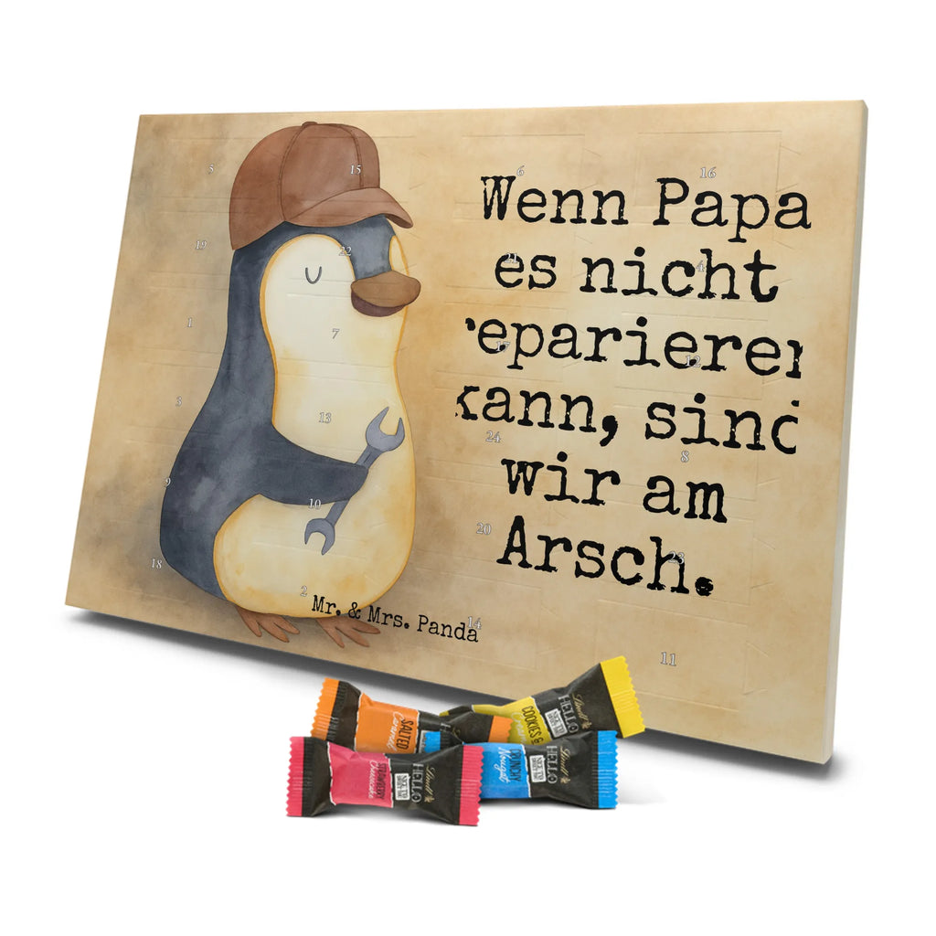 Chocolate advent calendar If Daddy can't fix it, we're screwed. Design Father's Day, Mother's Day, Father, Best Daddy in the World, Gift Daddy