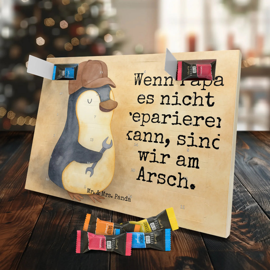 Chocolate advent calendar If Daddy can't fix it, we're screwed. Design Father's Day, Mother's Day, Father, Best Daddy in the World, Gift Daddy