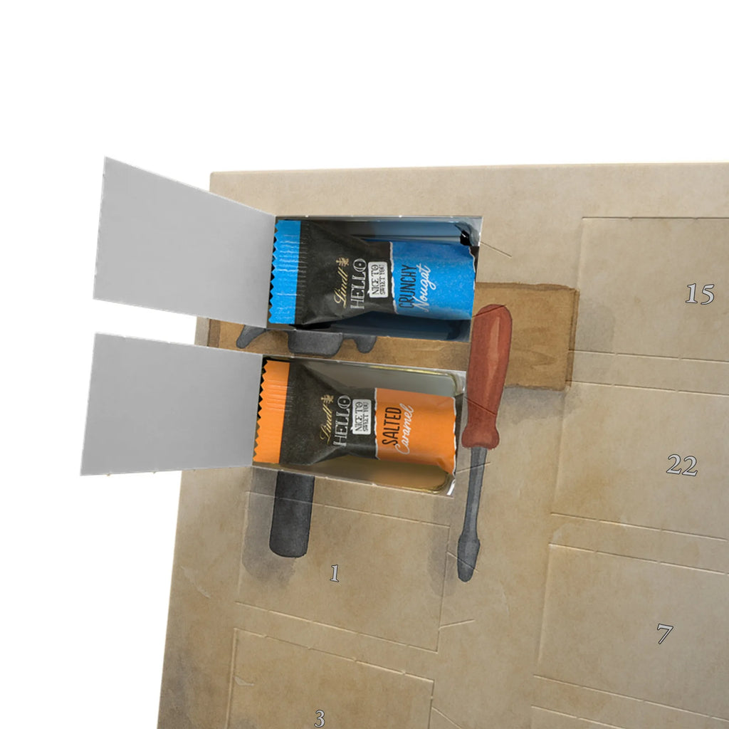 Chocolate advent calendar If Daddy can't fix it, we're screwed. Design Father's Day, Mother's Day, Father, Best Daddy in the World, Gift Daddy