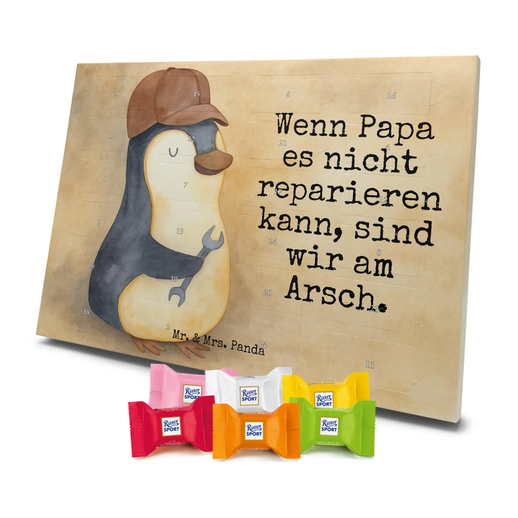 Chocolate advent calendar If Daddy can't fix it, we're screwed. Design Father's Day, Mother's Day, Father, Best Daddy in the World, Gift Daddy