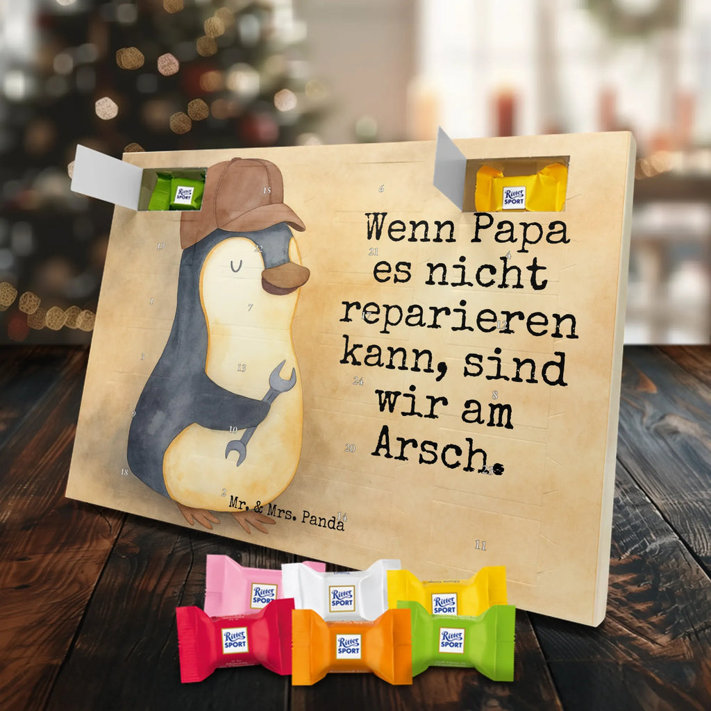 Chocolate advent calendar If Daddy can't fix it, we're screwed. Design Father's Day, Mother's Day, Father, Best Daddy in the World, Gift Daddy