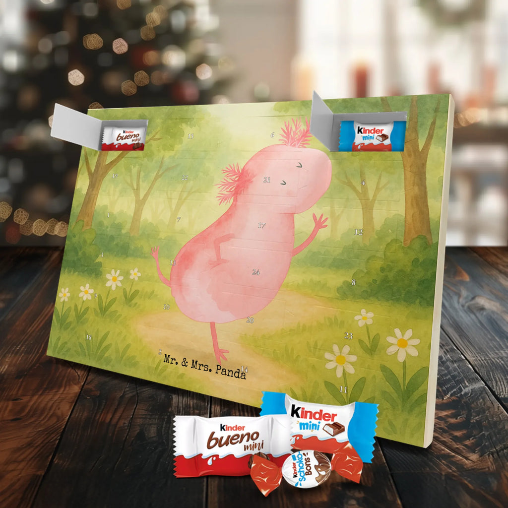 Chocolate advent calendar axolotl Dance Design Axelotl, marine animals, Mexican walking fish, salamander, girlfriend, stars, amphibians, tailfish, roof damage, best friend