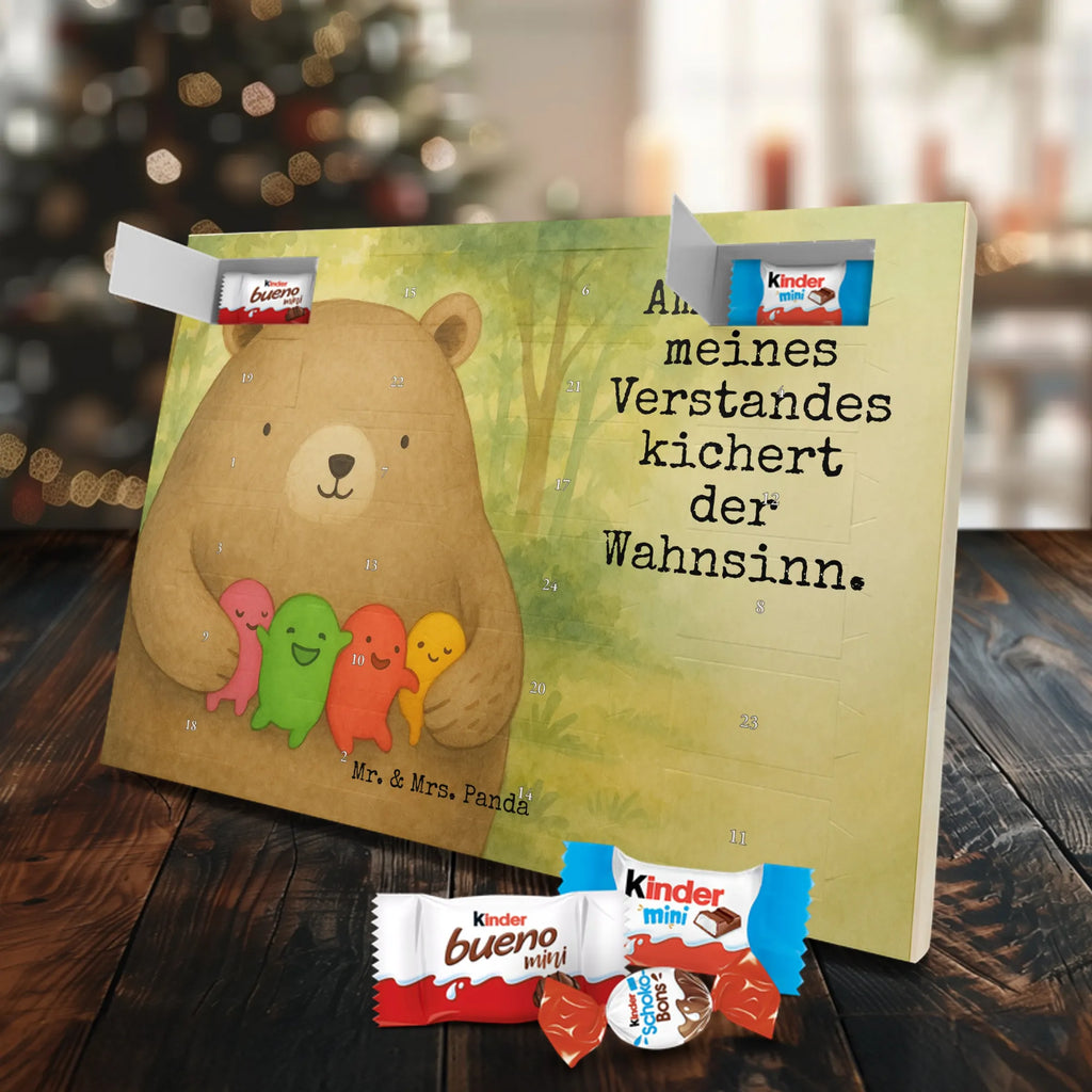 Chocolate advent calendar bear Feeling Design teddy bear, cuddly toy, Madness