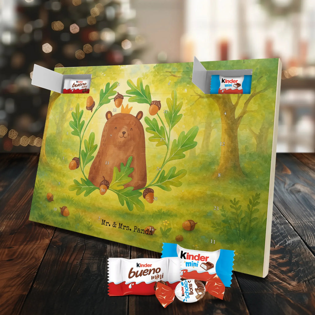 Chocolate advent calendar bear king Design teddy bear, cuddly toy, Father, best daddy, Father's Day, Daddy Bear, world best daddy