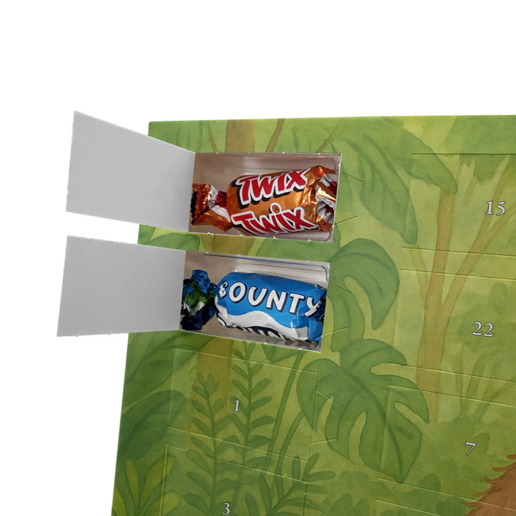 Chocolate advent calendar Monkey Design Africa, self-confidence, respect, monkey, self-esteem, monkeys, self-love