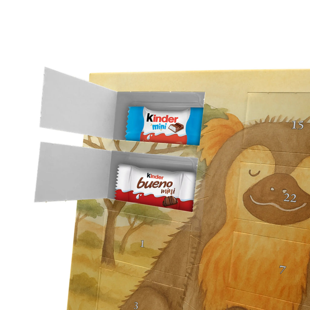 Chocolate advent calendar Monkey Design Africa, self-confidence, respect, monkey, self-esteem, monkeys, self-love