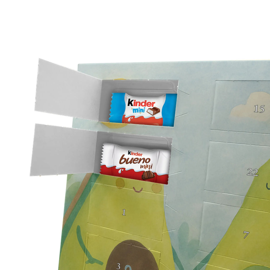 Chocolate advent calendar avocado pair Design vegetables, birth, children, pregnancy, wedding