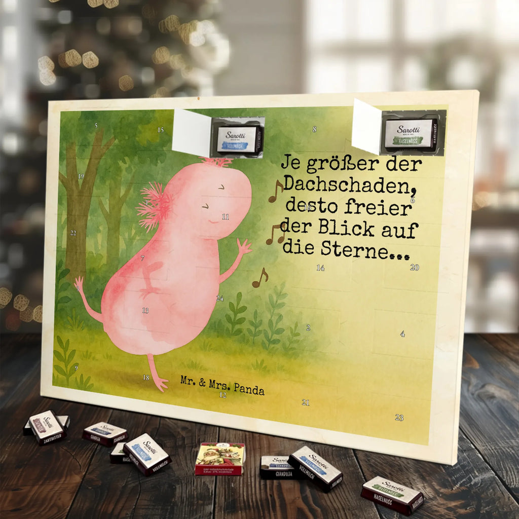 Chocolate advent calendar axolotl Dance Design Axelotl, marine animals, Mexican walking fish, salamander, girlfriend, stars, amphibians, tailfish, roof damage, best friend