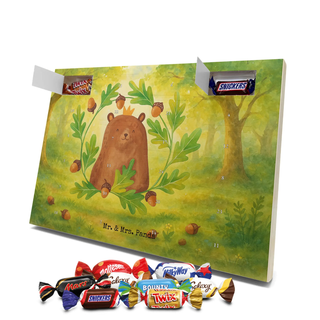 Chocolate advent calendar bear king Design teddy bear, cuddly toy, Father, best daddy, Father's Day, Daddy Bear, world best daddy