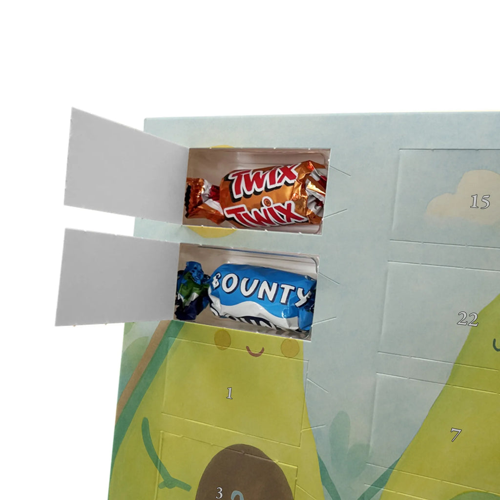 Chocolate advent calendar avocado pair Design vegetables, birth, children, pregnancy, wedding